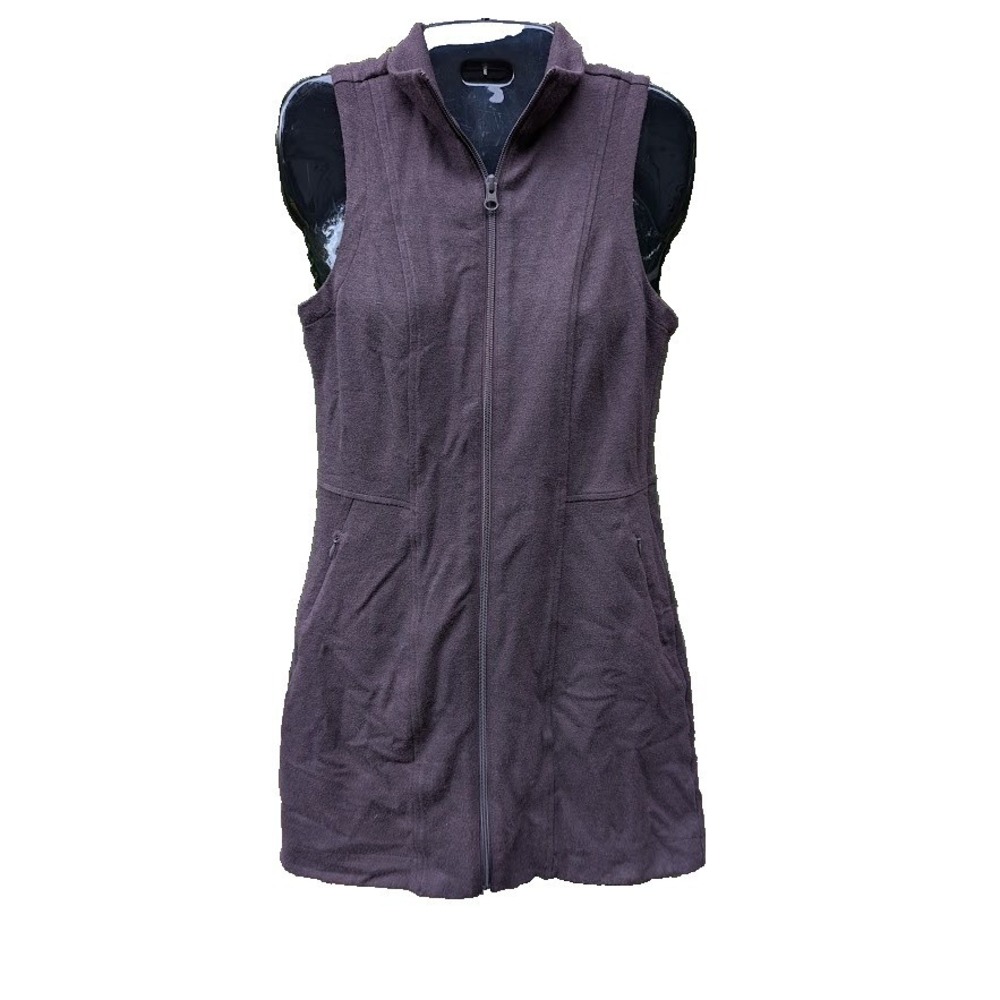 Title Nine Dress XS Passport Ponte Front Zip Comfy Capsule Minimalist Sporty